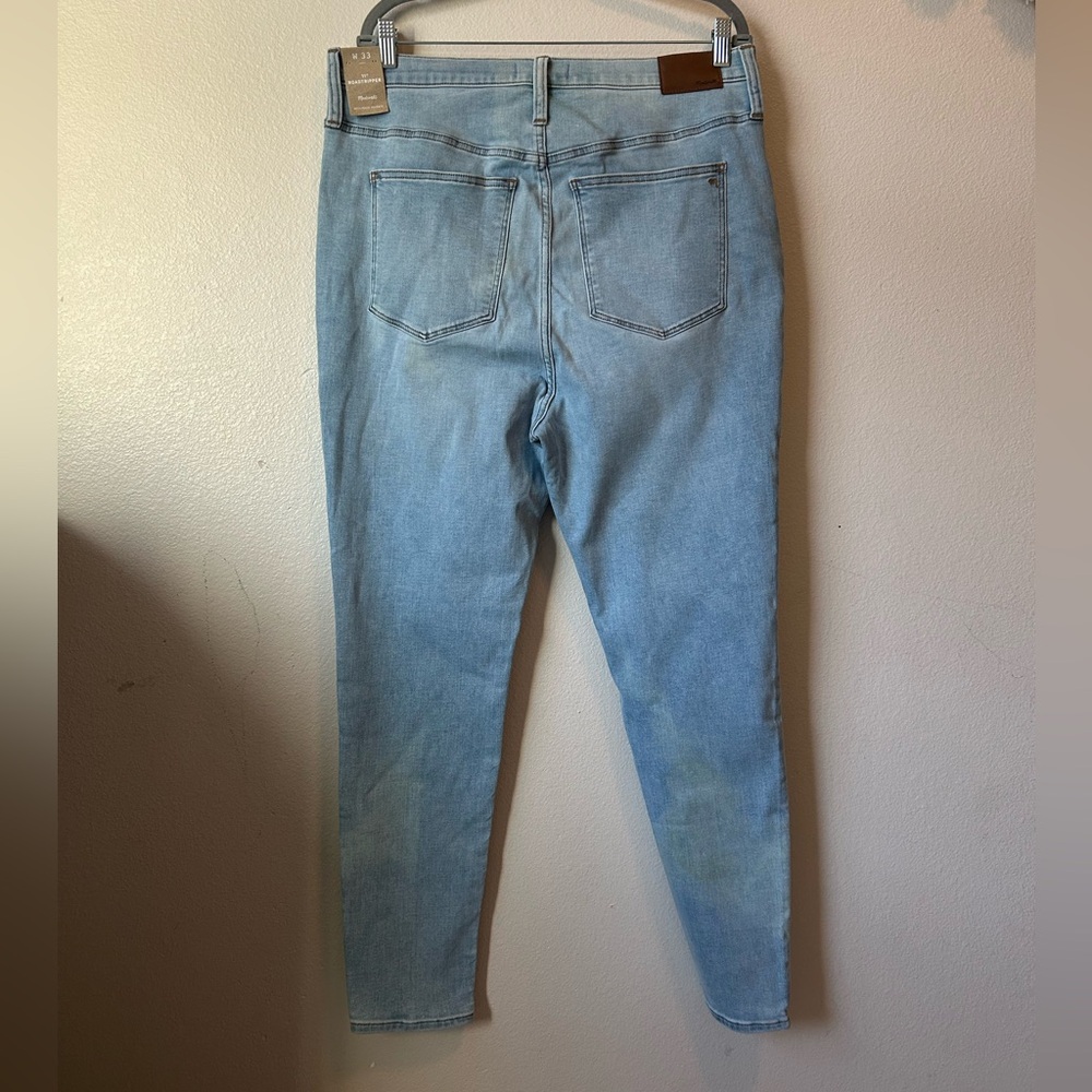 Madewell 11" High-Rise Roadtripper Authentic Jeans in Meade Wash size 33 - Picture 4 of 13